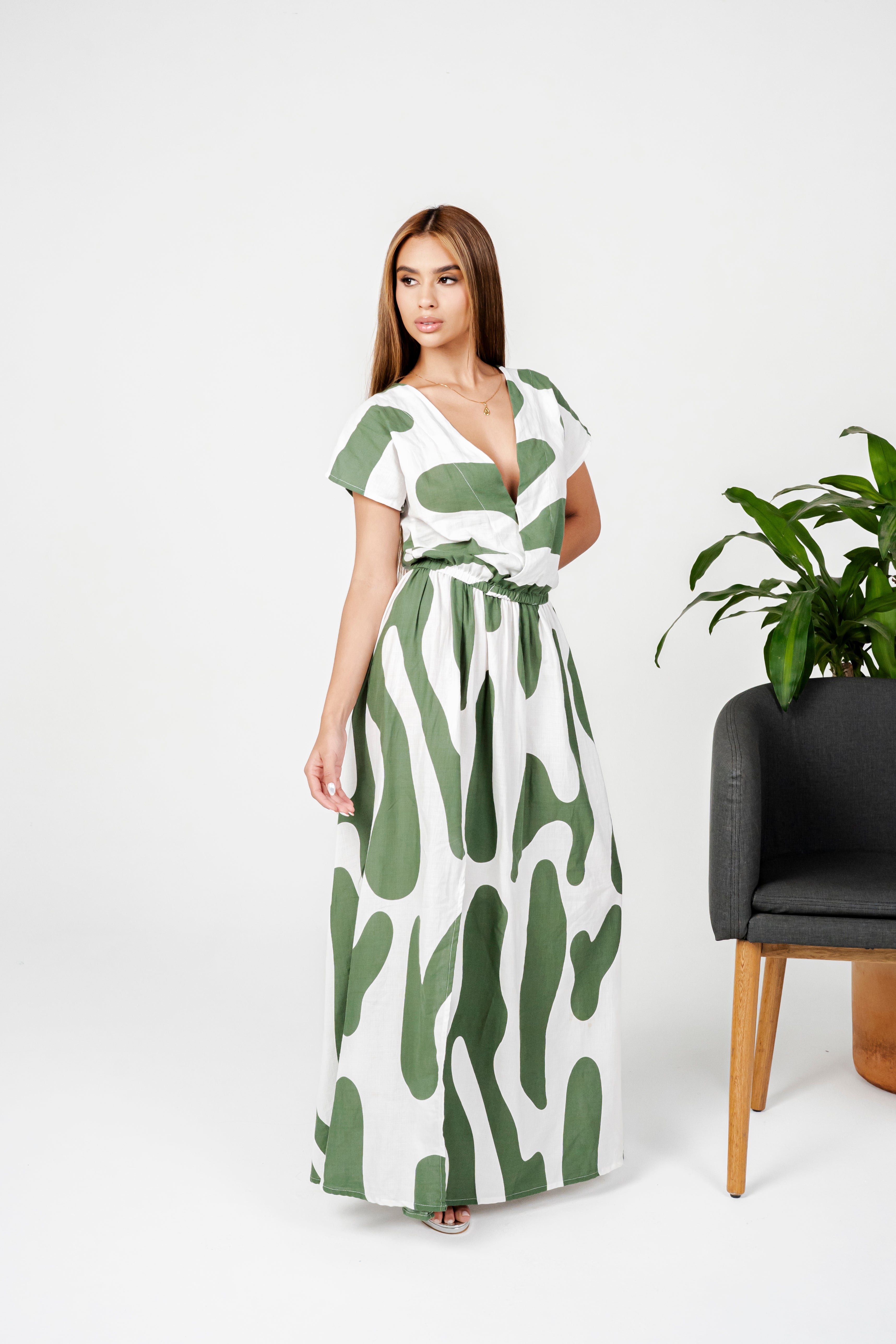VESTIDO ATENEA VERDE