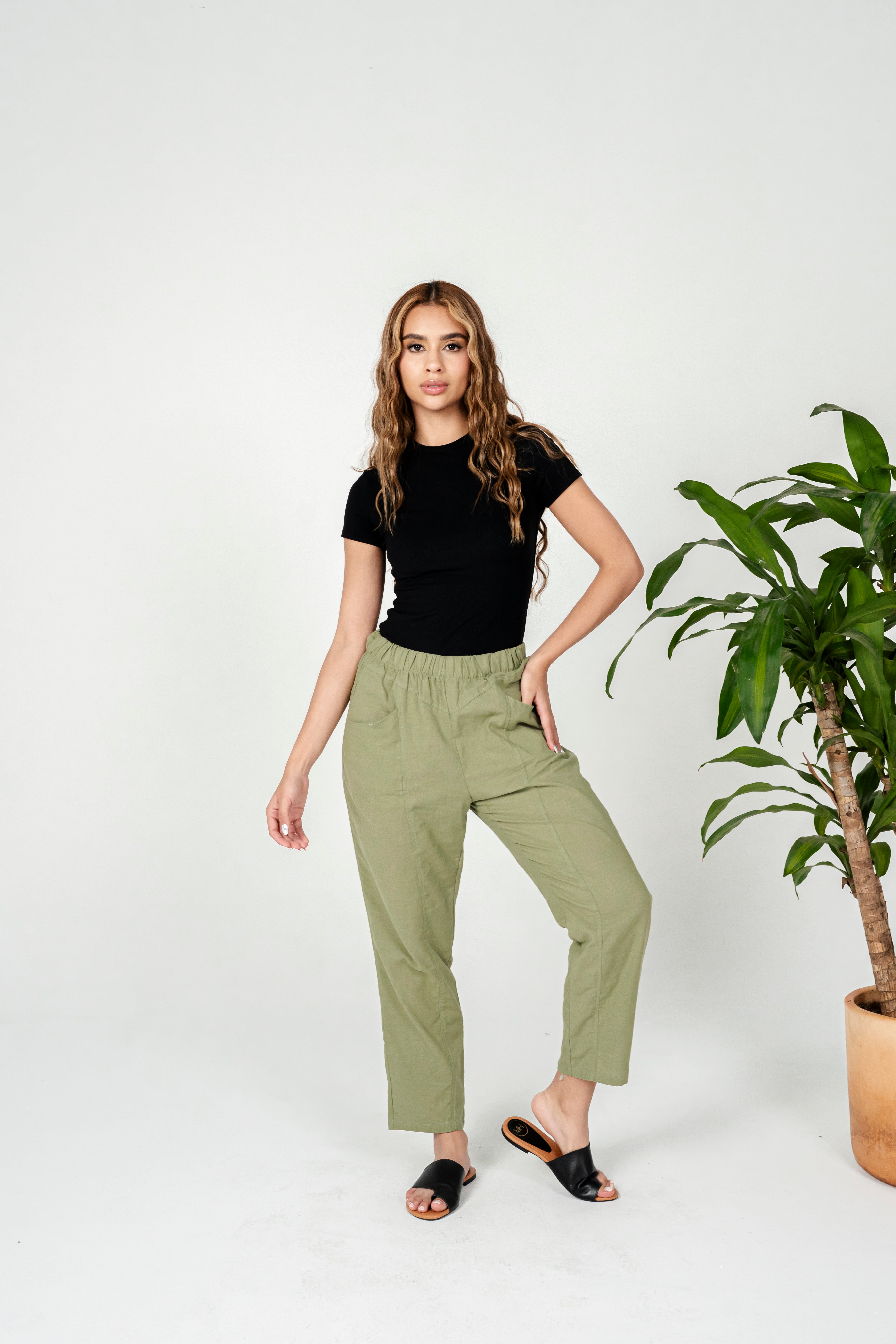 PANTALON ROXANA VERDE