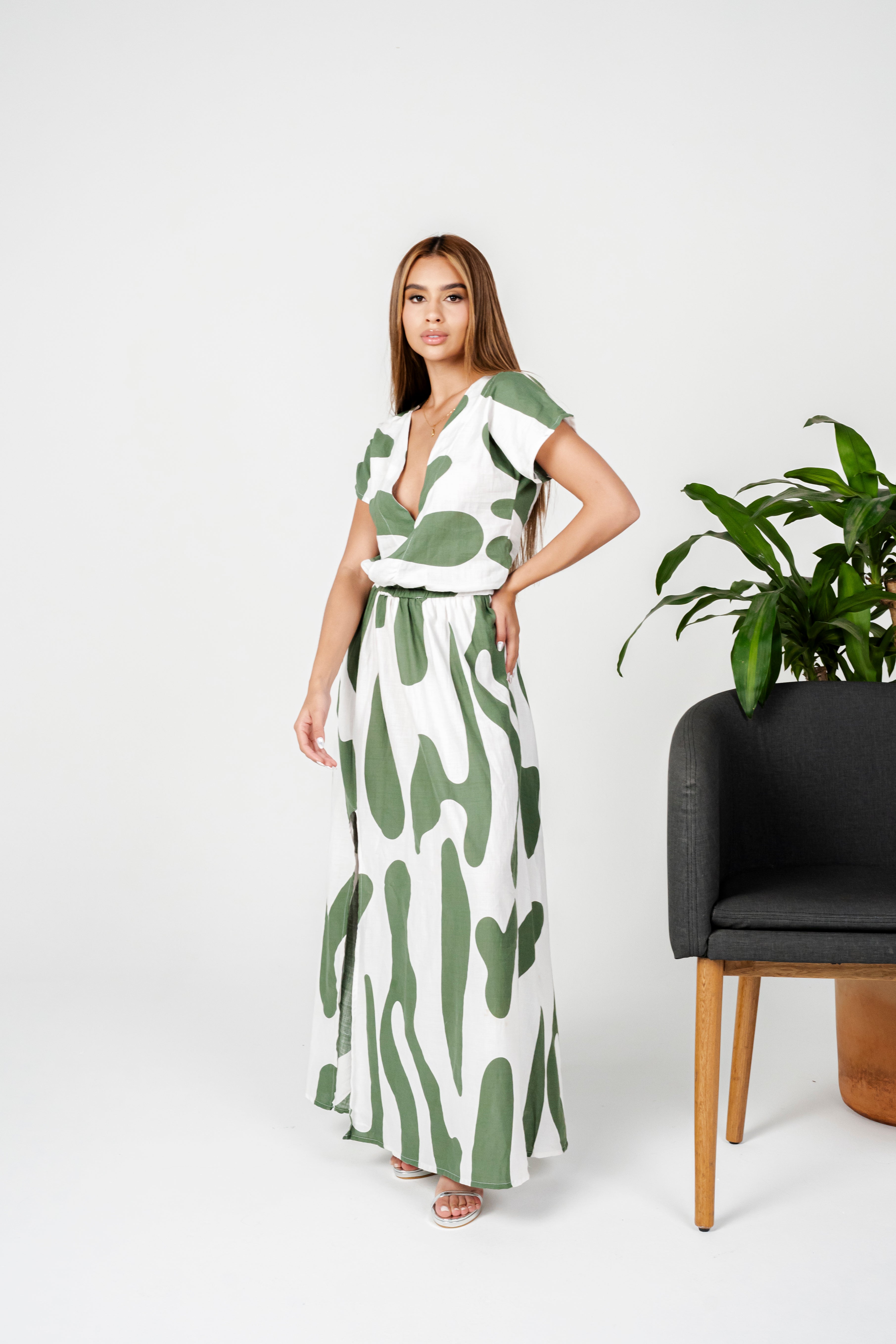 VESTIDO ATENEA VERDE